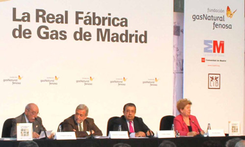 La fundación Gas Natural Fenosa presenta un libro sobre la historia de la fábrica de gas del palacio real publicado por Lid editorial