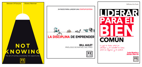 Liderar para el bien común, La disciplina de emprender y Not Knowing, finalistas en los premios Know Square 2015 al Mejor Libro de Empresa