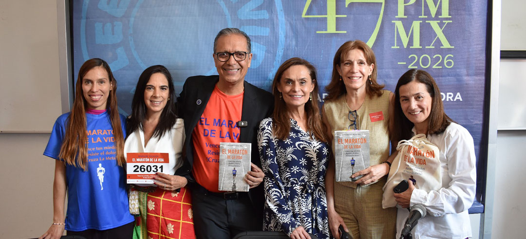 Presentación El maratón de la vida en la Fil del Palacio de Minería
